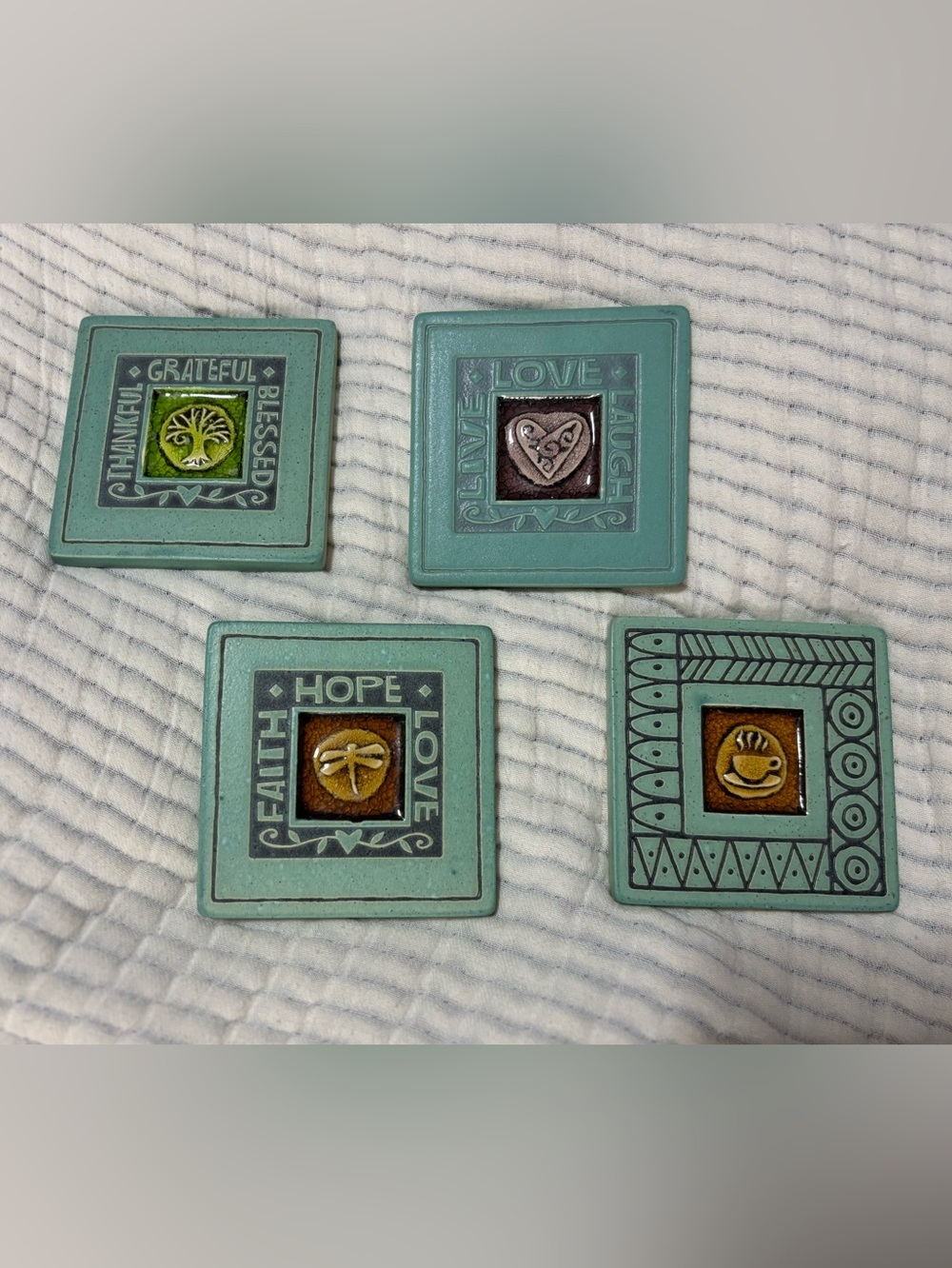 Macone Clay Coasters - Set of 4